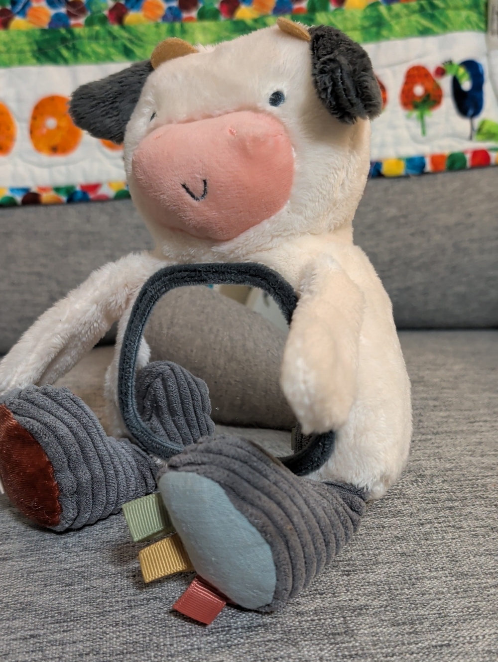 Tummy Time Mirror with Rattle and Textures - Itzy Ritzy - Picture 5 of 5